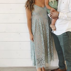 Special occasion lace dress.